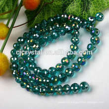 all types best quality emerald faceted cut of glass crystal round beads